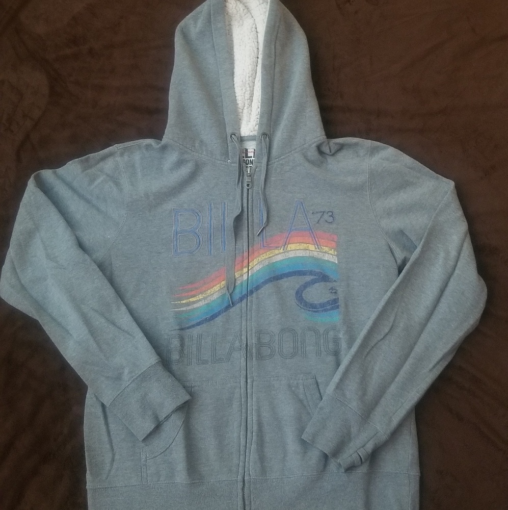 Billabong full zip sweatshirt size XL